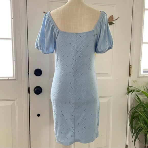 Sweet Blashe Light Blue Women's Mini Dress (Size L) - Picture 2 of 12
